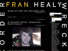 Tablet Screenshot of franhealy.com